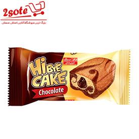هاي باي کيک وانيلي با مغزي کاکائويي