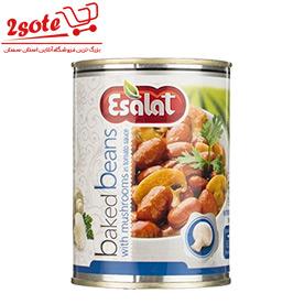 کنسرو لوبيا چيتي با قارچ اصالت (380 گرم)
